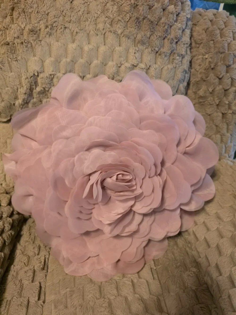 Dusty Rose Pink Large Accent Pillow - New with No Tags